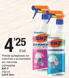 KH-7 - Pistola Quitagrasas Sin Manchas O Pulverizador Sin Manchas Coloreadas