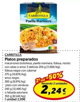 Carretilla - Platos Preparados