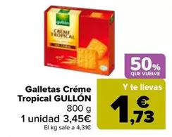 Gullón - Galletas Creme Tropical 