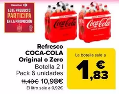 Coca-Cola - Refresco Original O Zero