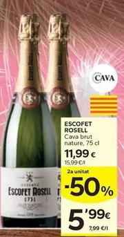 Escofet Rosell - Cava Brut Nature