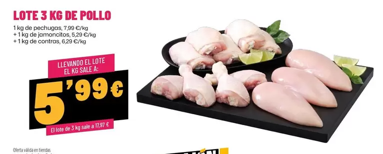 Lote 3 Kg De Pollo