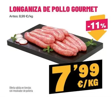 Gourmet - Longaniza De Pollo