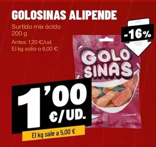 Alipende - Golosinas