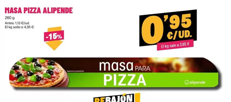 Alipende - Masa Pizza