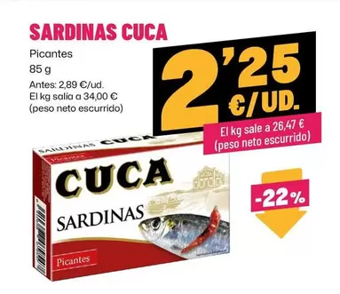 Cuca - Sardinas