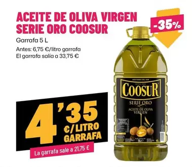 Coosur - Aceite De Oliva Virgen Serie Oro