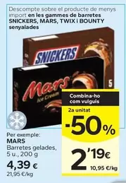 Mars - Barretes Gelades