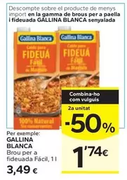 Gallina Blanca - Brou Per A Fideuada Fácil