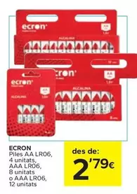 Ecron - Piles AA LR06