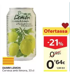 Damm Lemon - Cervesa Amb Llimona