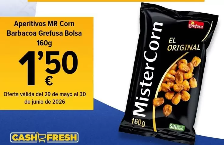 MisterCorn - Aperitivos Barbacoa Grefusa Bolsa