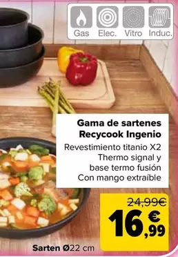 Tefal - Gama De Sartenes Recycook Ingenio