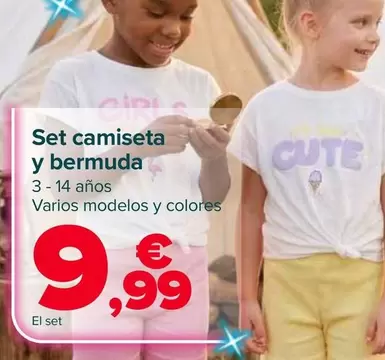 TEX - Set Camiseta Y Bermuda