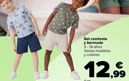 TEX - Set Camiseta Y Bermuda