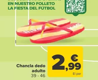 Chancla Dedo Adulto