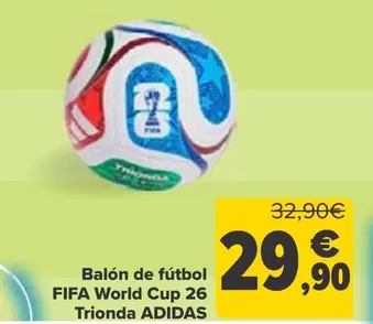 Adidas - Balon De Futbol Fifa World Cup 26 Trionda
