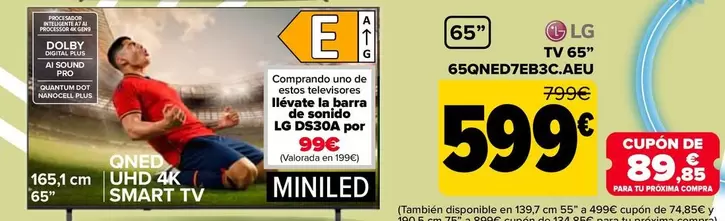 LG - Tv 65" 65QNED7EB3C.AEU