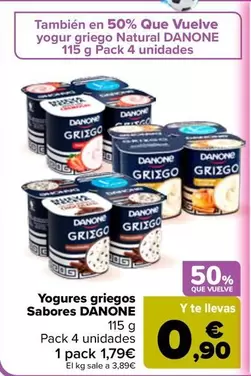 Danone - Yogures Griegos Sabores