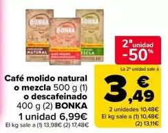 Bonka - Cafe Molido Natural O Mezcla