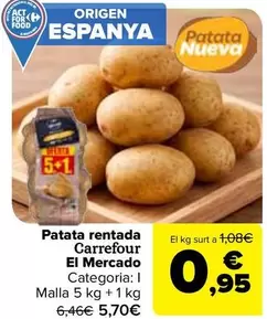 Carrefour El Mercado - Patata Lavada