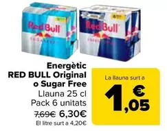 Red Bull - Energetico Original O Sugar Free