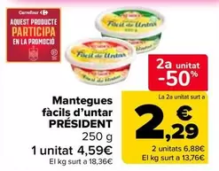 Président - Mantequillas Facil De Untar