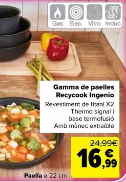 Tefal - Gama De Sartenes Recycook Ingenio