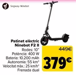 Segway Ninebot - Patinete Electrico F2 II