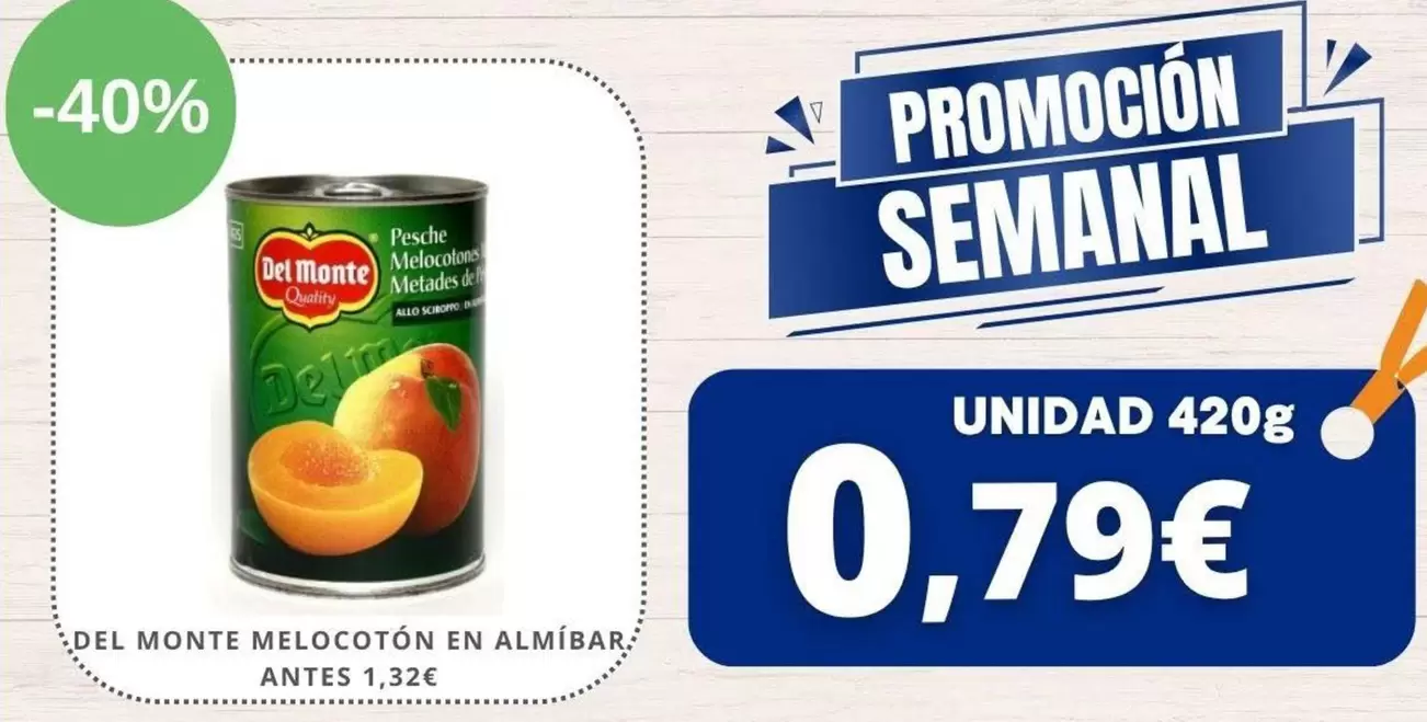 Del Monte - Melocotón En Almíbar