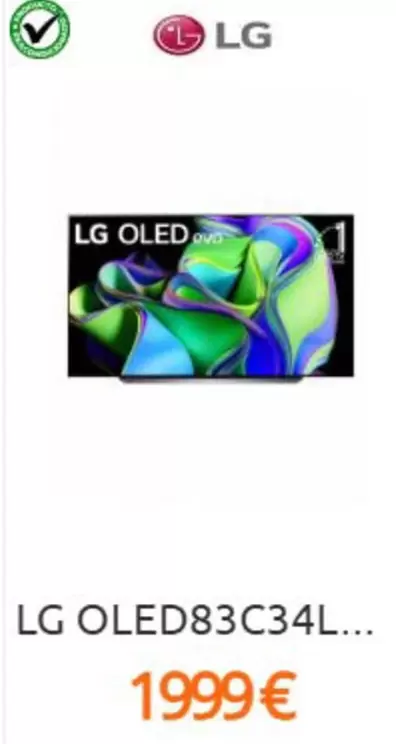 LG - Oled83c34l