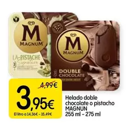 Magnum - Helado Doble Chocolate O Pistacho