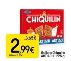Artiach - Galleta Chiquilín