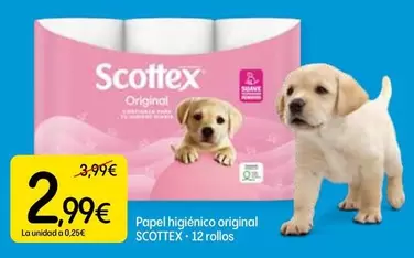 Scottex - Papel Higiénico Original
