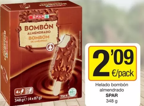 Spar - Helado Bombón Almendrado