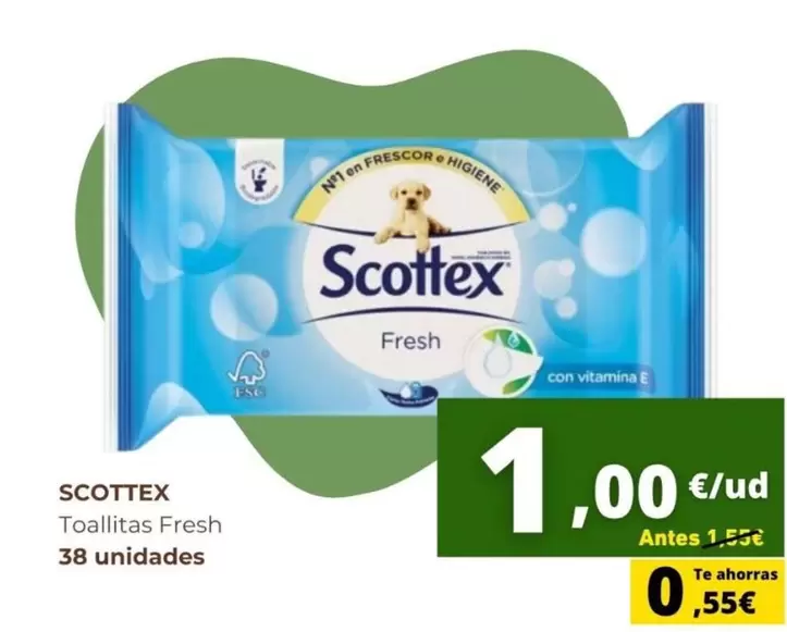 Scottex - Toallitas Fresh 