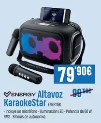Energy - Altavoz Karaokestar
