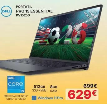 Dell - Portátil Pro 15 Essential PV15250