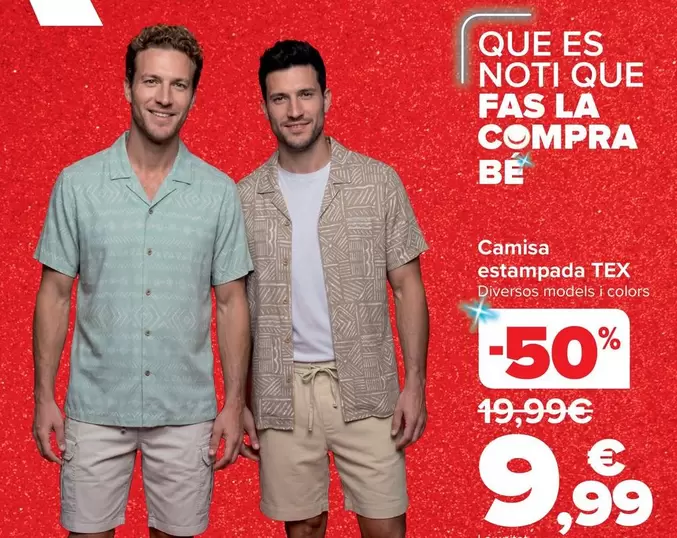 TEX - Camisa Estampada