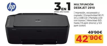 HP - Multifuncion Deskjet 2910
