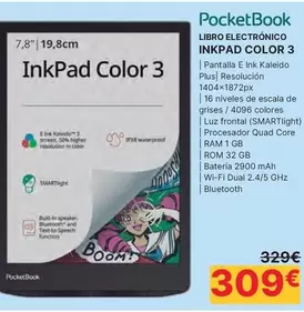 Pocketbook - Libro Electronico Inkpad Color 3