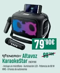 Energy - Altavoz Karaokestar