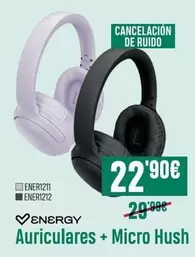Energy - Auriculares + Micro Hush