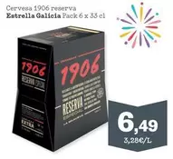 Estrella Galicia - Cervesa 1906 Reserva