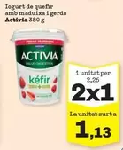 Activia - Iogurt De Quefir Amb Maduixa I Gerds