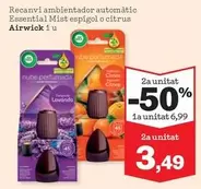 Air Wick - Recanvi Ambientador Automatic Essential Mist Espigol O Citrus