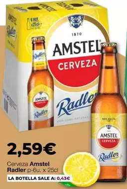 Amstel - Cerveza Radler