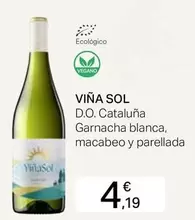 Viña Sol - D.O. Cataluña Garnacha Blanca, Macabeo Y Parellada