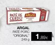 Argal - Paté Porc Original