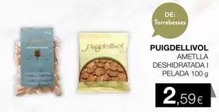 Puigdellivol - Ametlla Deshidratada I Pelada